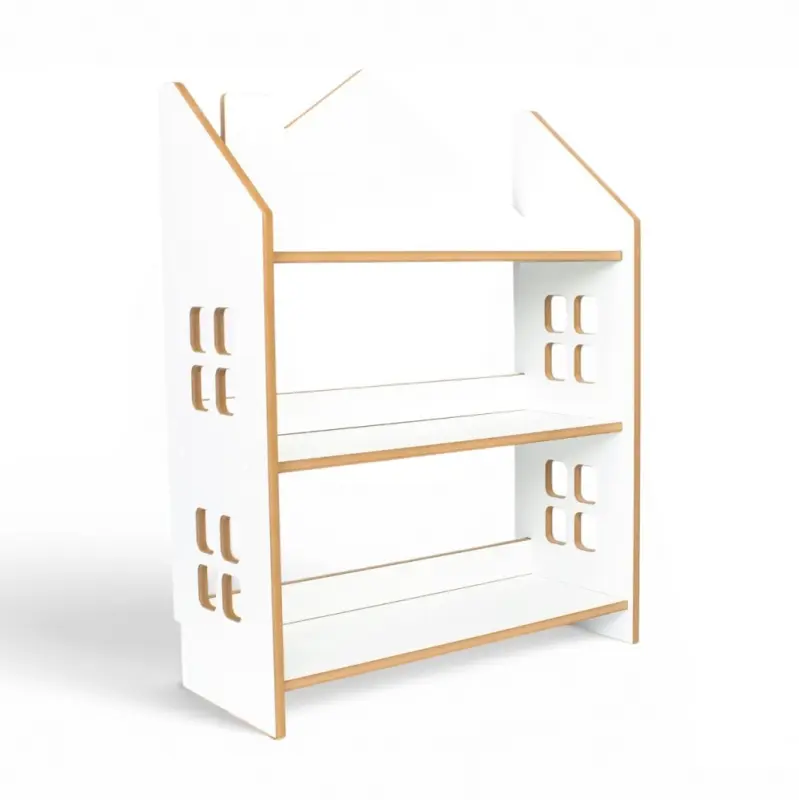 Regał dziecięcy Domek Montessori – biblioteczka na książki i zabawki TS-520 biały