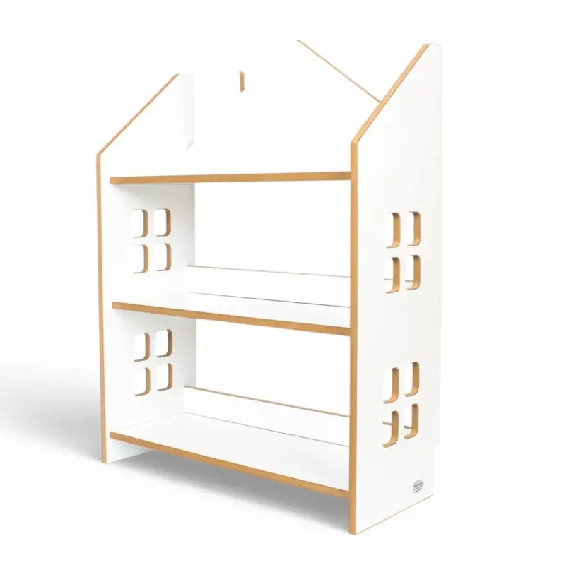 Regał dziecięcy Domek Montessori – biblioteczka na książki i zabawki TS-520 biały