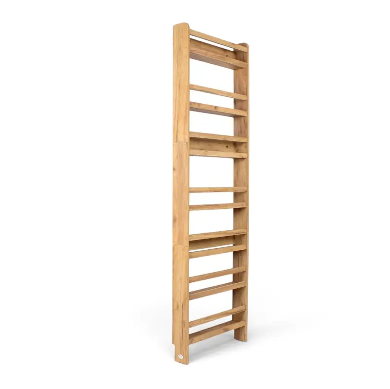 Regał dziecięcy na książki Montessori 200 × 60 cm - 7 półek BSH-67 dębowy