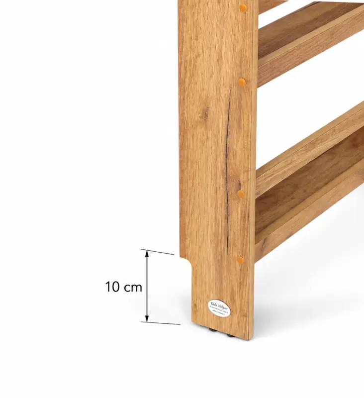 Regał dziecięcy na książki Montessori 80 × 60 cm - 3 półki BSH-63 dębowy