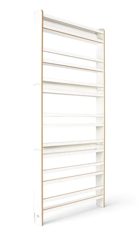Regał dziecięcy na książki Biblioteczka Montessori 200 × 90 cm - 7 półek BSH-97 biały