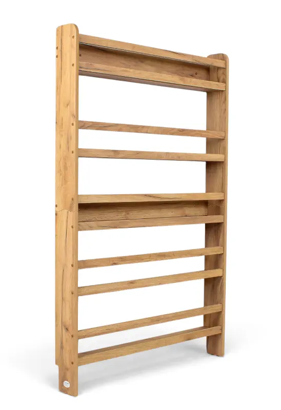 Regał dziecięcy na książki Biblioteczka Montessori 140 × 90 cm - 5 półek BSH-95 dębowy