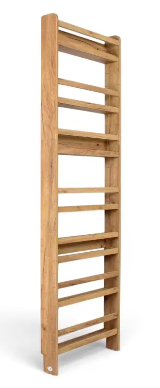 Regał dziecięcy na książki Biblioteczka Montessori Puzzle 200 × 60 cm - 7 półek BSH-PZ-67 dębowy