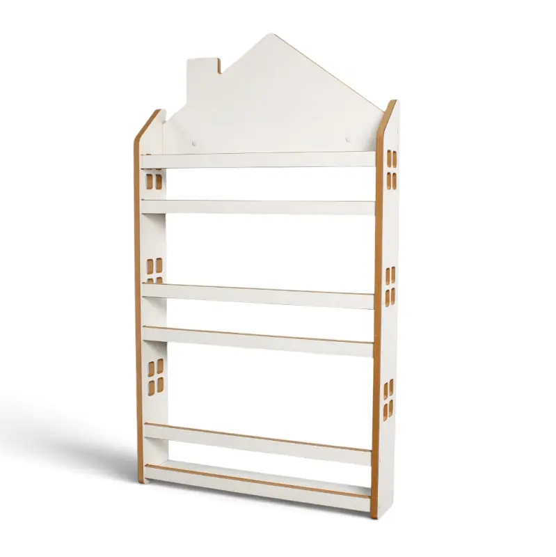 Biblioteczka wisząca – regał na książki dla dzieci Domek HBC-520 biały
