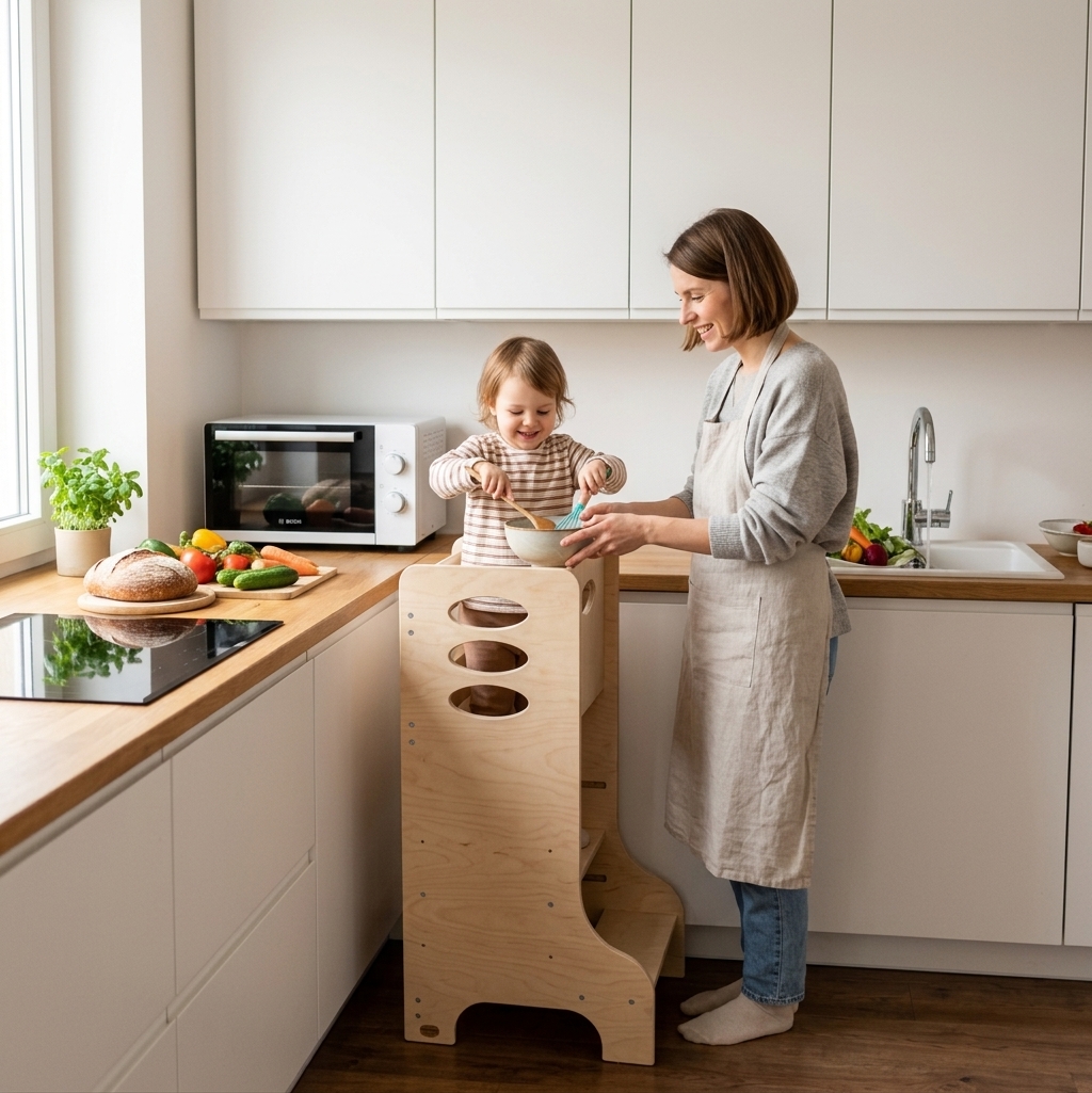 Kitchen helper DIY czy gotowy – co wybrać dla swojego dziecka?